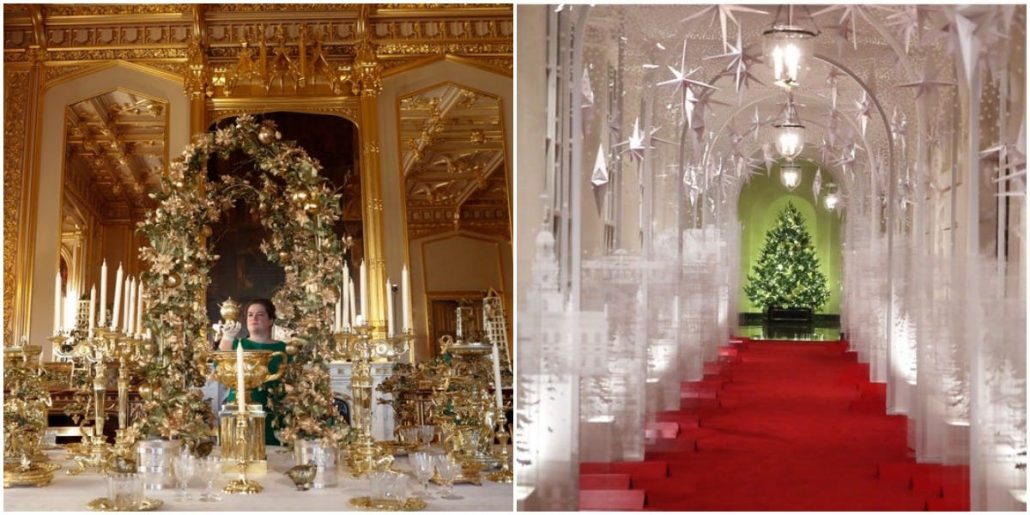 30 photos that show how the White House and the royal family decorate for the holidays